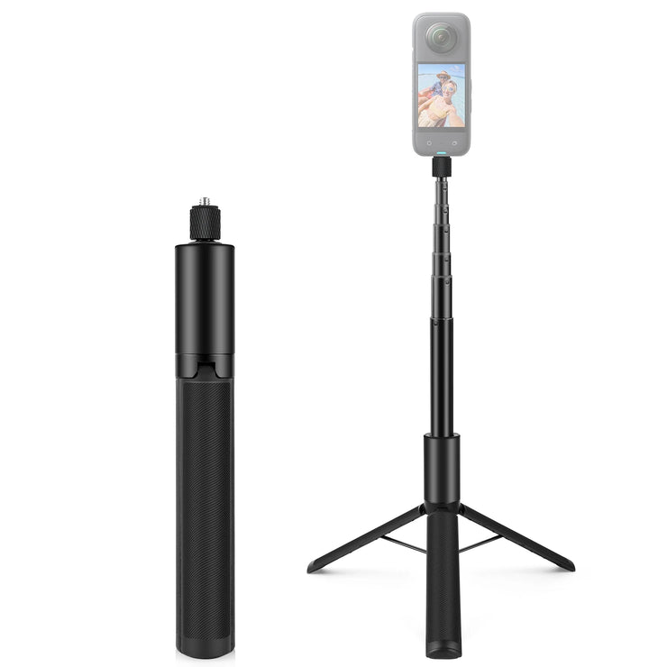 New 1.22m 1/4" Screw Thread Retractable Invisible Selfie Stick