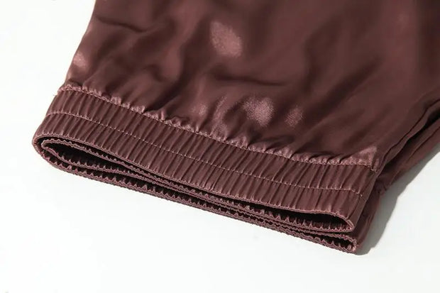 Men's Sleep Bottoms Sexy Pajamas Shorts Soft Silky Loose Boxers Shorts Underwear Men Home Lounge Arrow Panties Men Sleepwear
