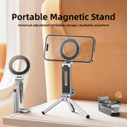 New Foldable Magnetic Phone Tripod Holder