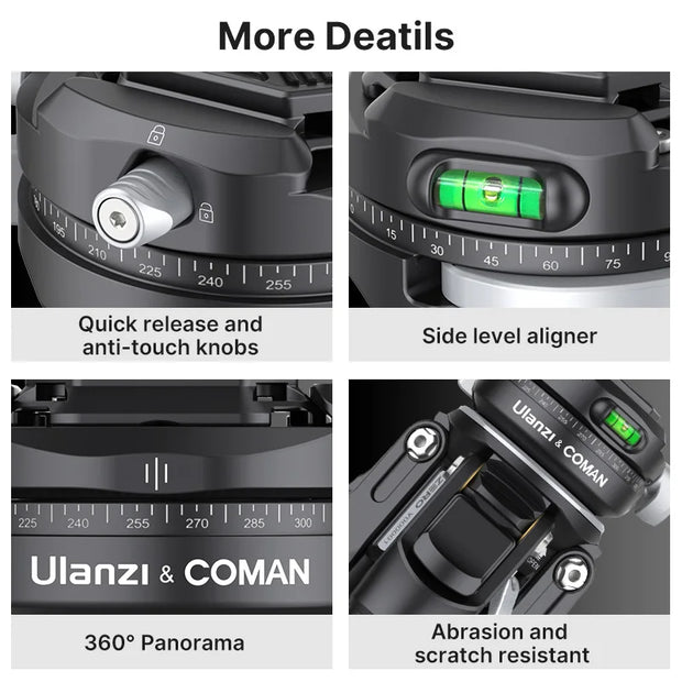 Ulanzi Zero F38 Lightweight Travel Tripod