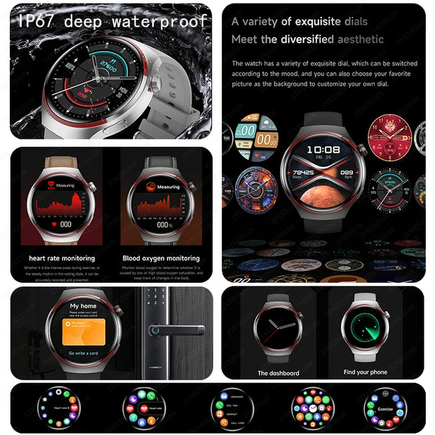 Men Space Exploration Edition Bluetooth SmartWatch