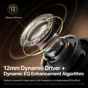 Active Noise Cancelling Bluetooth V5.4 Earphones