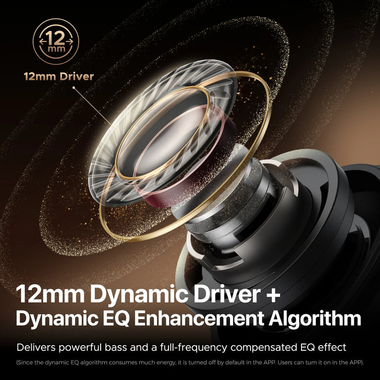 Active Noise Cancelling Bluetooth V5.4 Earphones
