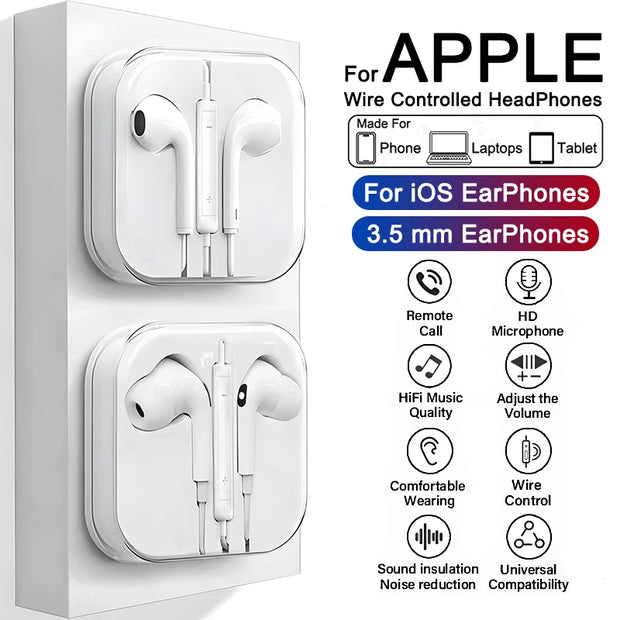 iPhone 16 15 14 13 12 11 Pro Max Earphones