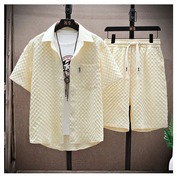 Set Up Men's Summer Men's Set Men's Summer Set Men's Clothes Summer Outfit Man Summer Man Set Men's Sweats Set Summer Outfit