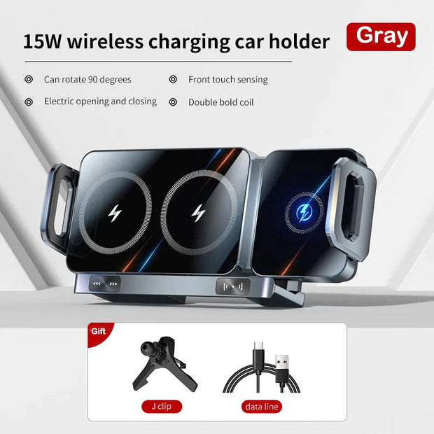 New 15W Wireless Fast Car Charger