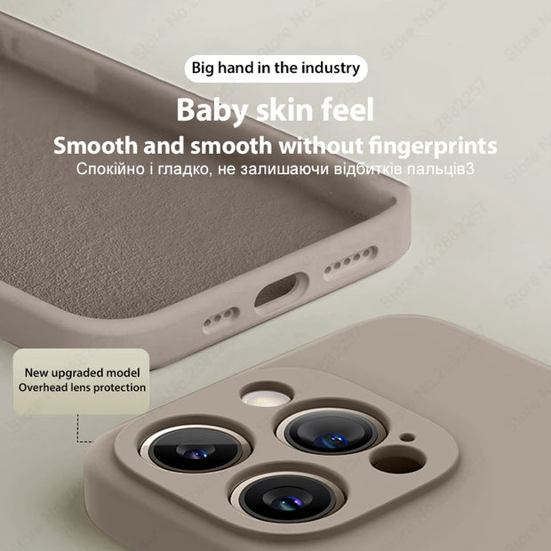 Luxury Liquid Silicone Phone Case