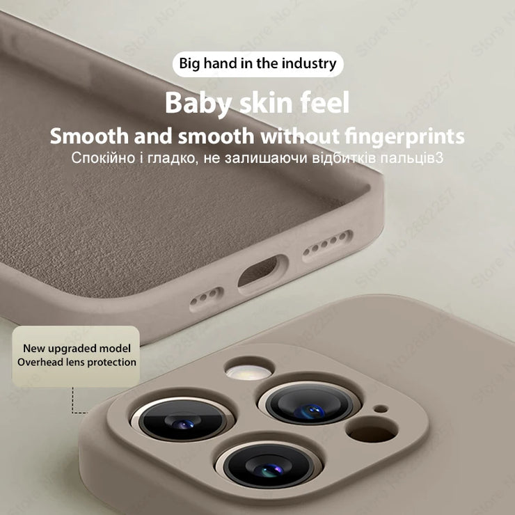 Luxury Liquid Silicone Phone Case
