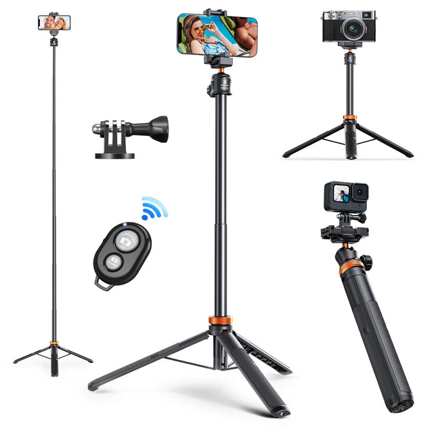 MS08 62''/1.58m Phone Tripod Selfie Stick