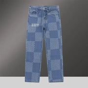 Spring Autumn Denim Clothing Set For Men Stylish Jacket Jeans 2-piece Set Working Class Style Bold Fashion Statement