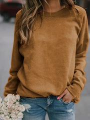Women's Top T-shirt Autumn/Winter  Long-sleeved Crew-neck Tees Top Playeras De Mujeres  Camisetas De Mujer Топ Blusas Tshirts