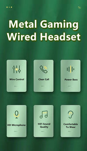 New Gamer Wired Headphones
