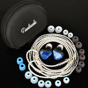 TD19 beryllium diaphragm resin starry sky blue HIFI Bass Earphone