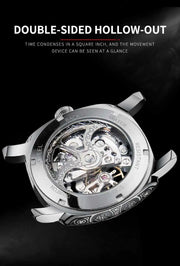 Authentic Brand Carved Watches Fully Automatic men watches Hollowed Fashion Mechanical Watches luxury MAN WATCH Reloj Hombre