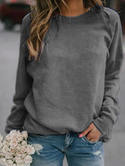 Women's Top T-shirt Autumn/Winter  Long-sleeved Crew-neck Tees Top Playeras De Mujeres  Camisetas De Mujer Топ Blusas Tshirts