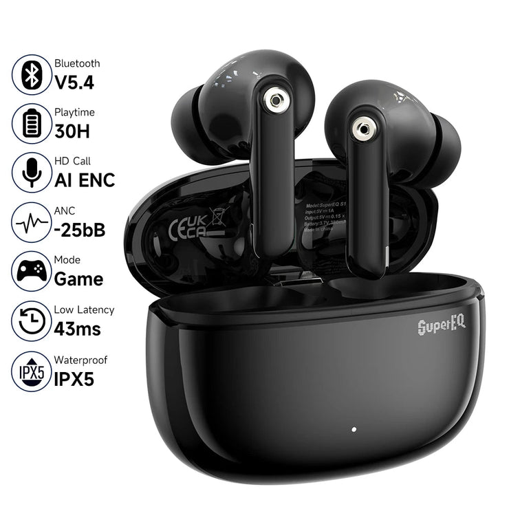 S10 ANC Bluetooth 5.4 Wireless Earphones