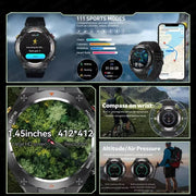 Outdoor Sports Fitness Tracking Waterproof Watch