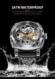 Authentic Brand Carved Watches Fully Automatic men watches Hollowed Fashion Mechanical Watches luxury MAN WATCH Reloj Hombre