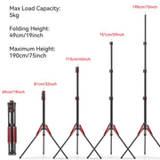 1.9M/75Inch Aluminium Light Stand