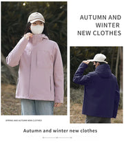 Men Outdoor Hiking Camp Waterproof Windproof Outerwear Spring Fall Lightweight Tops Fashion Casual Daily Coat Hooded Rain Jacket