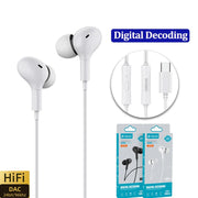 New Type C Jack Wired Headphones