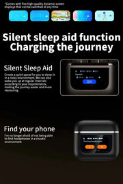 2025 high-quality V8 wireless Bluetooth earphones with ANC noise reduction and built-in microphone, waterproof earplugs
