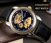 Fashion Hollow Business Tourbillon Automatic Mechanical Watch for Men