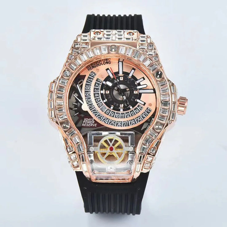 2025 New, Quartz Watch, Square Watch Fashion Business Large Dial Men's Watch