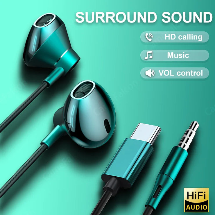 New HiFi USB Type C Headphone