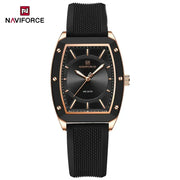 NAVIFORCE NF5049 New Women Watch  Fashion Elegant for Ladies Sports Waterproof Silica Strap Quartz Clock