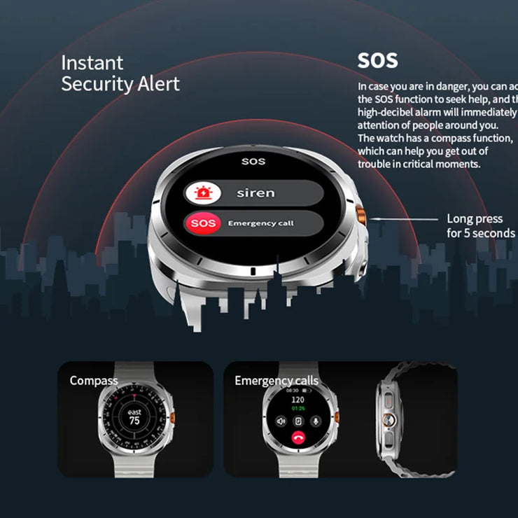New Waterproof Heart Rate Sport Smartwatch