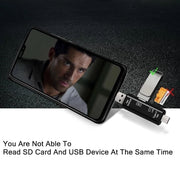5 in 1 Multifunction Usb 2.0 Type C/Usb /Micro Usb/Tf/SD Adapter