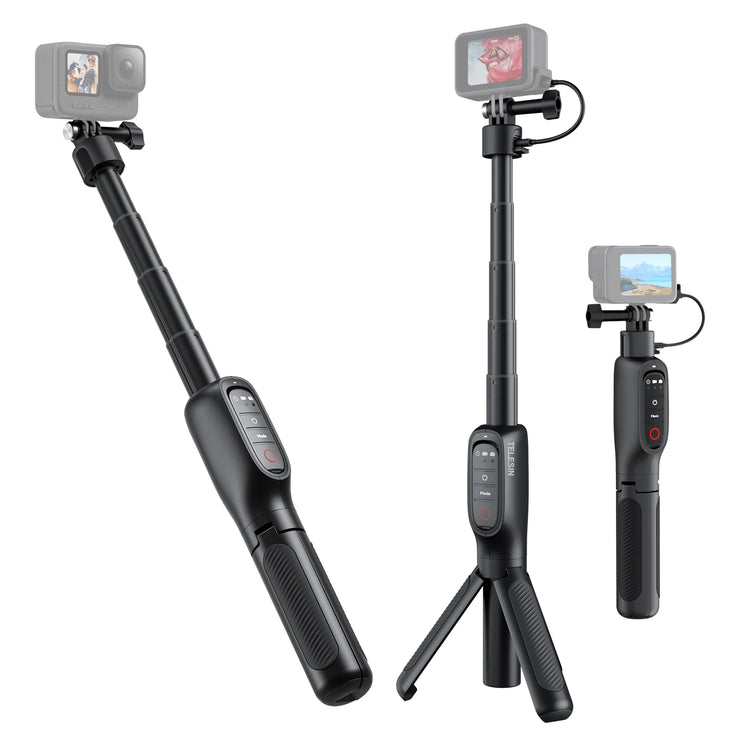 New Rechargeable Selfie Stick Tripod Stand