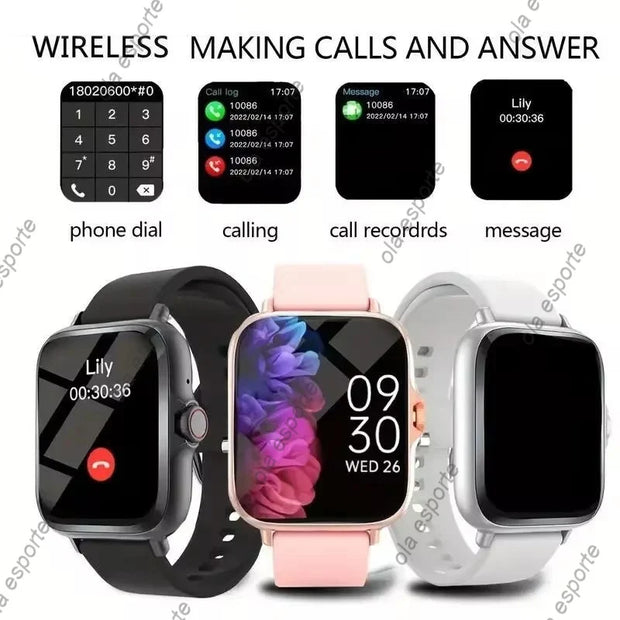 New Full Touch Screen Sports Fitness Watches