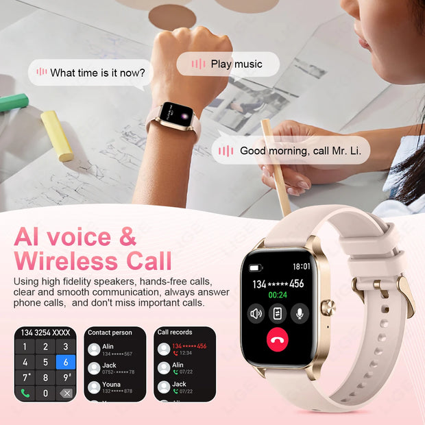 New LIGE Fashion Smart Watch