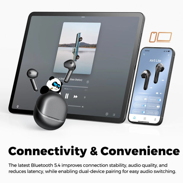 New Air5 Lite Bluetooth V5.4 Earbuds