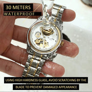 Fashion Hollow Business Tourbillon Automatic Mechanical Watch for Men