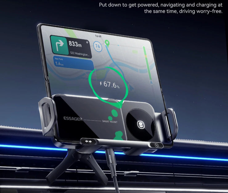 Essager Fold Screen Car Wireless Charger