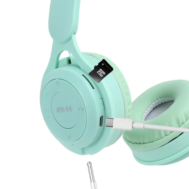 Y08 Macaron Wireless Bluetooth Headphones