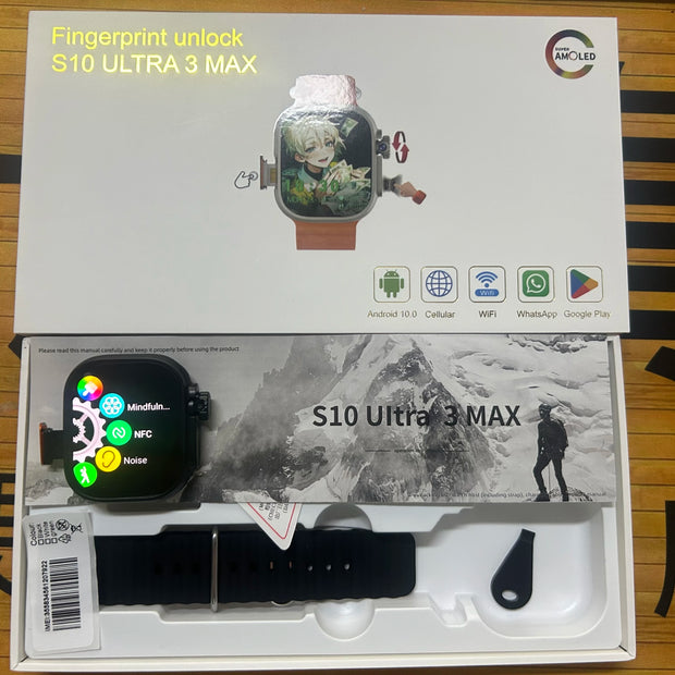 S10 Ultra 3 MAX Android 4G Smartwatch
