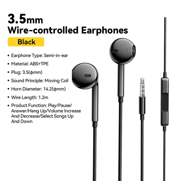 Essager 3.5mm Wired Headphones