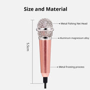New Portable 3.5mm Stereo Studio Mic