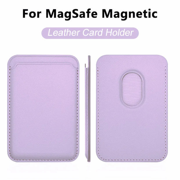 New Magnetic Leather Wallet Case