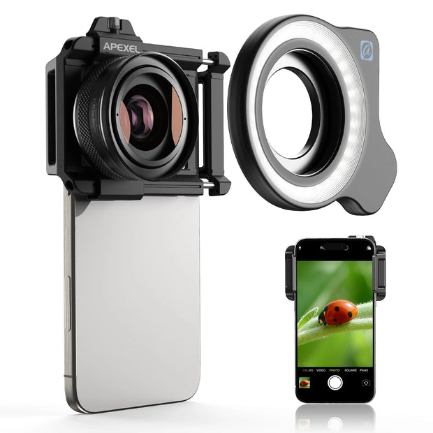 APEXEL Professional HD 10-20X Zoom Macro Lens
