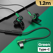 3.5mm/Type-C 90 Degree Elbow Plug Headphones