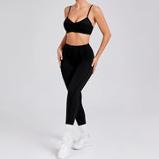 New Yoga Set Women Tracksuit Workout Legging Athletic Suit Gym Push Up Legging Fitness Bra Sports Wear Active Wear