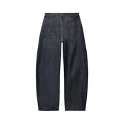 RARA Women's Denim Suit Set with Deep V Corset Blazer and Wide Leg Pants Stylish for Urban Fashion and Formal Occasions