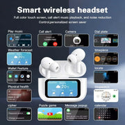 MONSTER Touch Screen Bluetooth Headphones TWS Bluetooth5.3 Earbuds ANC Noise Reduction Eardphones Dual Connection Sports headset