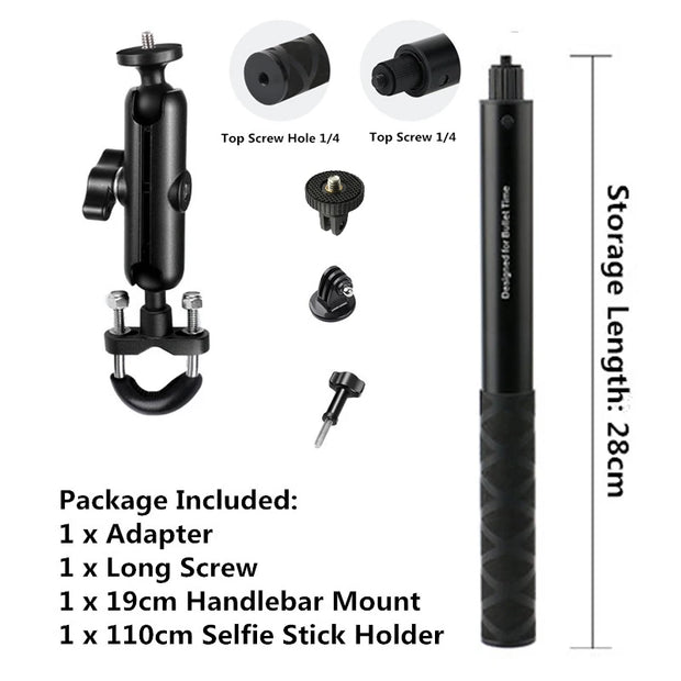 New Motorcycle Camera Holder Handlebar Mount