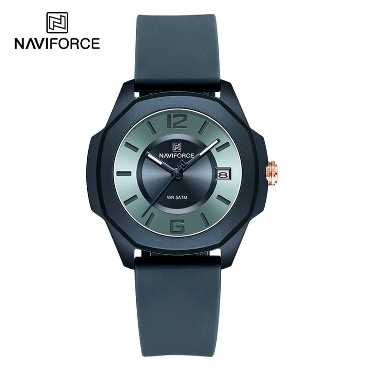 NAVIFORCE NF7107 Quartz Calendar Waterproof and Shockproof Watches for Women Clocks
